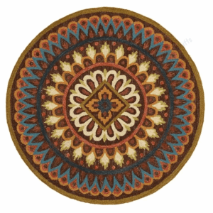 Dazzle Round Carpet Floor Rug Living Room Bedroom Decor Round Area Rug Carpet