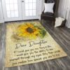 Dear Daughter Rug Sport Decor Gift Floor Decor Living Room Carpet Rug Area Rug - 5655f4d9f93d