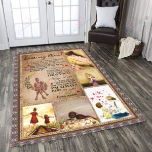 Dear My Niece I Love You To The Moon And Back Rug Sport Decor Gift Floor Decor Living Room Carpet Rug Area Rug - 6bcb0121994b