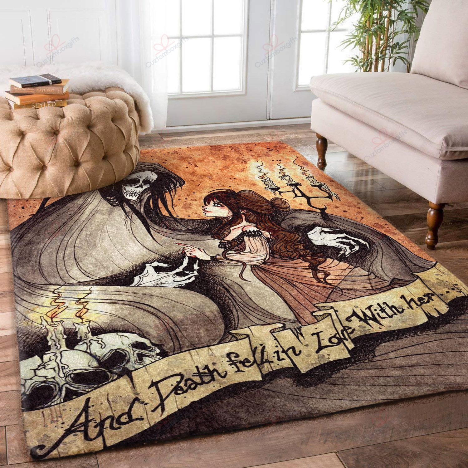Death Fell In Love Rug Sport Decor Gift Floor Decor Living Room Carpet Rug Area Rug - e6172a246efa Death Fell In Love Rug Sport Decor Gift Floor Decor Living Room Carpet Rug Area Rug - e6172a246efa