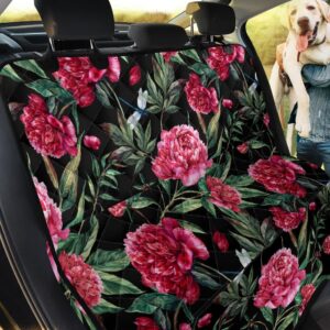 Deep Into The Nature Pink Flower Car Back Seat Cover Dog Car Seat Covers - f3383406b3eb