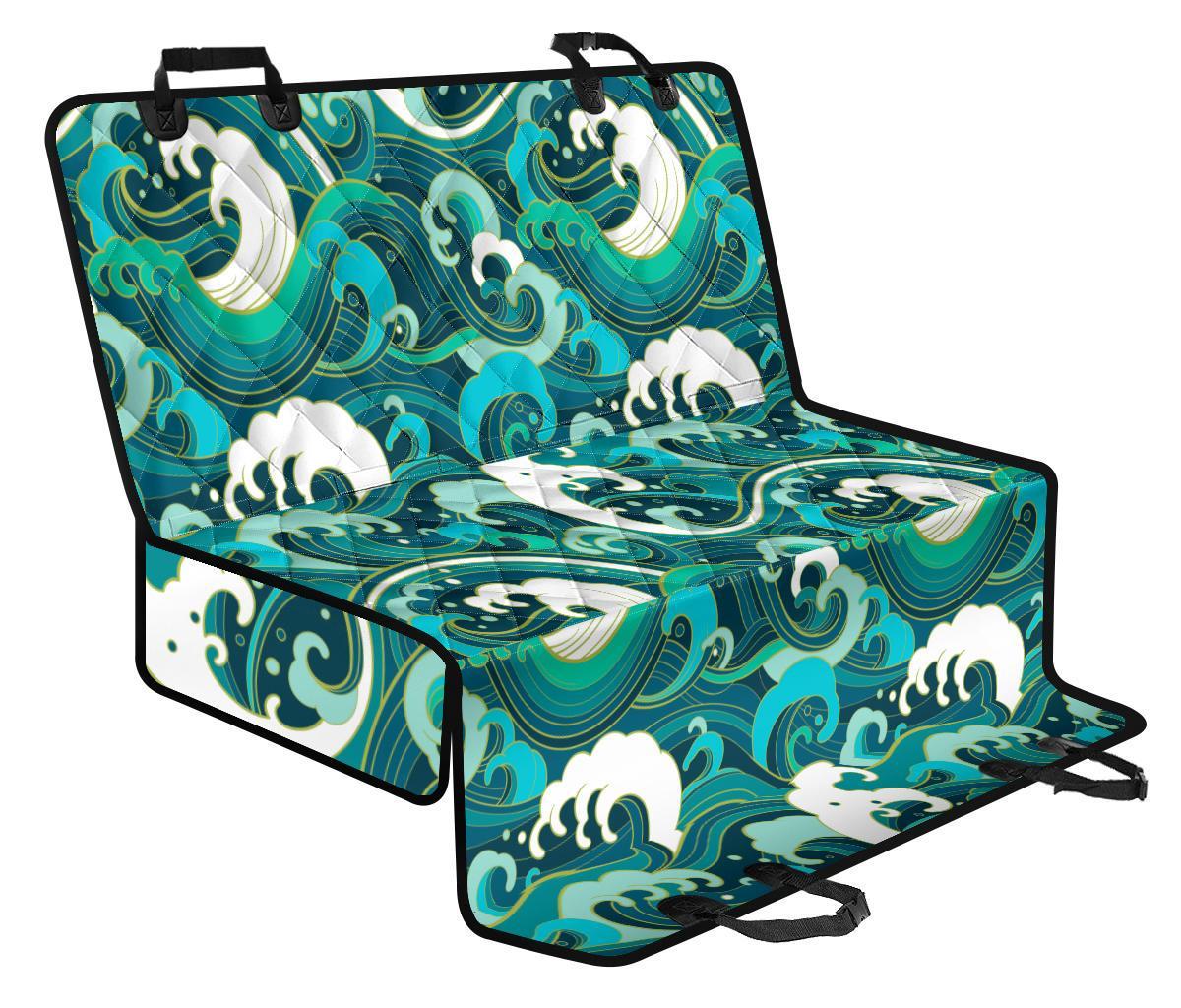 Deep Sea Wave Surfing Pattern Print Pet Car Back Seat Cover - e0a0e394de1a Deep Sea Wave Surfing Pattern Print Pet Car Back Seat Cover - e0a0e394de1a