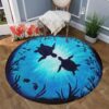 Deep Water Jewel Turtle Round Carpet Floor Rug Living Room Bedroom Decor Round Area Rug Carpet