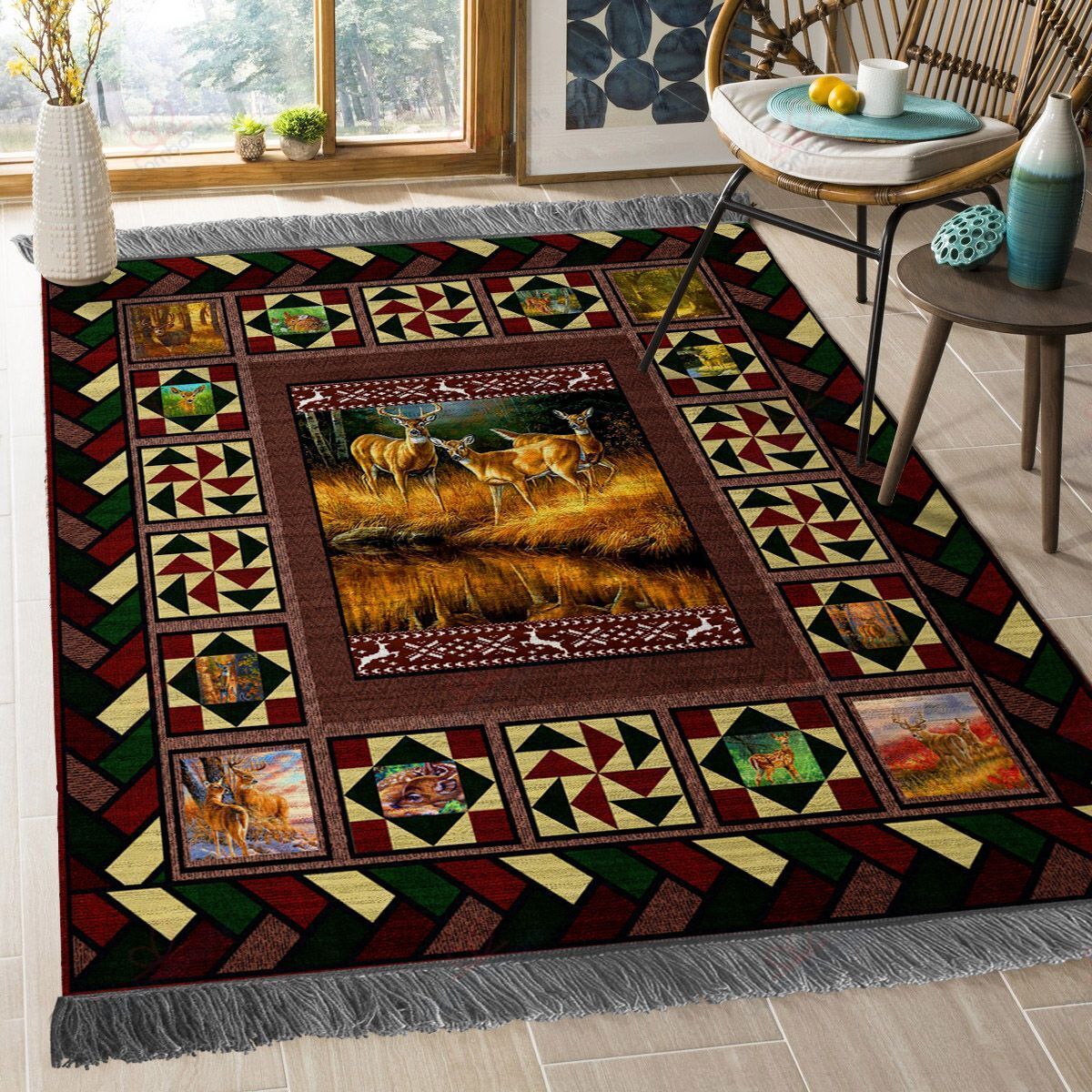 Deer 02 Rug Sport Decor Gift Floor Decor Living Room Carpet Rug Area Rug - fd76e3665307 Deer 02 Rug Sport Decor Gift Floor Decor Living Room Carpet Rug Area Rug - fd76e3665307