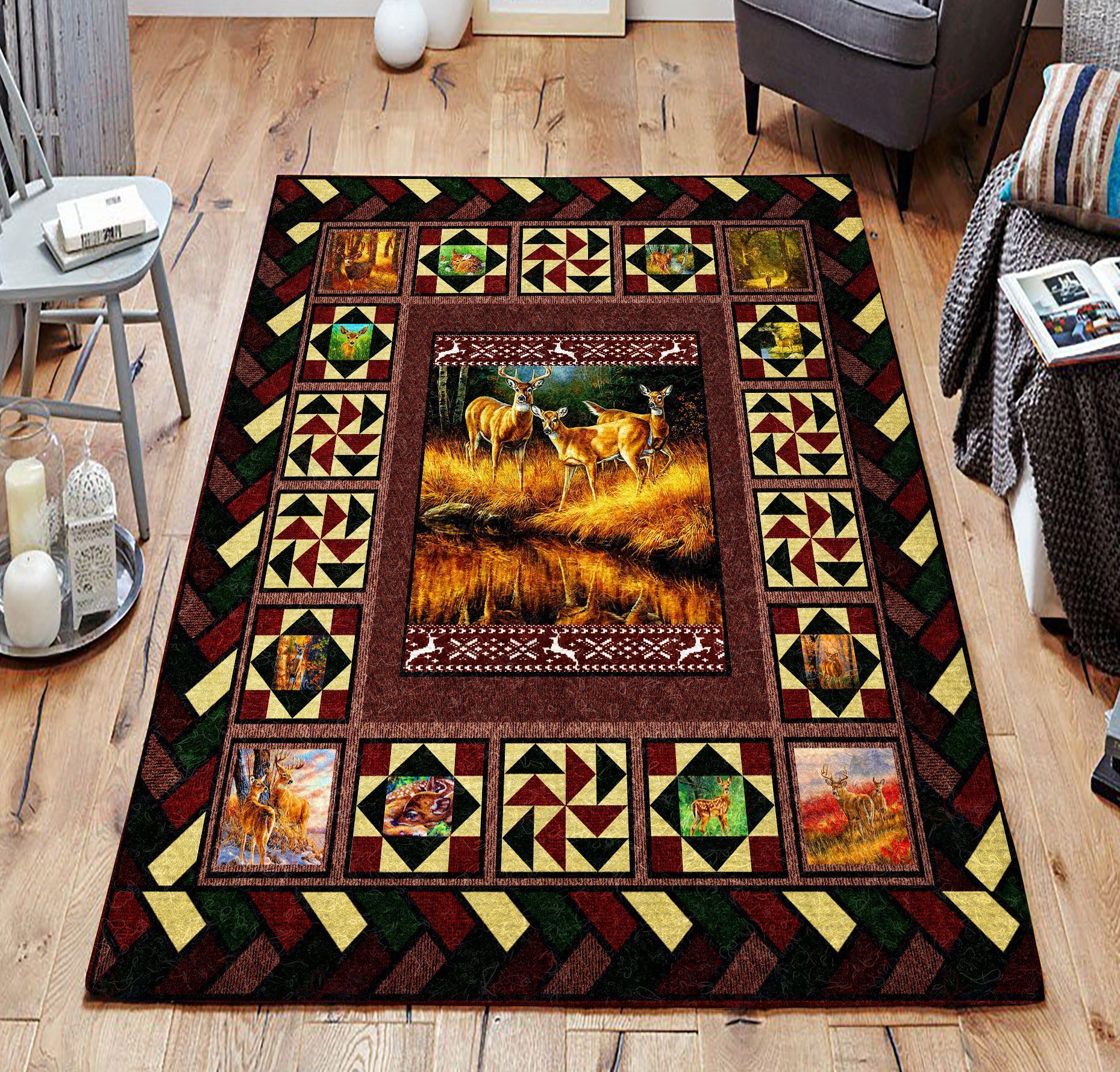 Deer 02 Rug Sport Decor Gift Floor Decor Living Room Carpet Rug Area Rug - 7f992fccc5a7 Deer 02 Rug Sport Decor Gift Floor Decor Living Room Carpet Rug Area Rug - 7f992fccc5a7