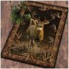 Deer 1 Rug Sport Decor Gift Floor Decor Living Room Carpet Rug Area Rug - 709b6de8cbad