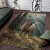 Deer 3 Rug Sport Decor Gift Floor Decor Living Room Carpet Rug Area Rug - 44b4fc21d338