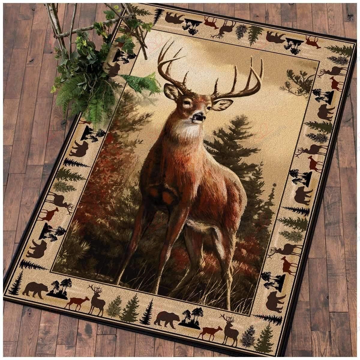 Deer 4 Rug Sport Decor Gift Floor Decor Living Room Carpet Rug Area Rug - 6fd80c0eb4eb Deer 4 Rug Sport Decor Gift Floor Decor Living Room Carpet Rug Area Rug - 6fd80c0eb4eb