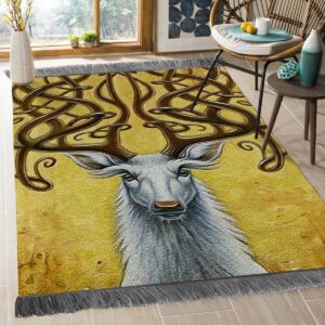 Deer 4 Rug Sport Decor Gift Floor Decor Living Room Carpet Rug Area Rug - 37aef34f15c0