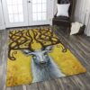 Deer 4 Rug Sport Decor Gift Floor Decor Living Room Carpet Rug Area Rug - 27d25fd0de82