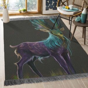 Deer 5 Rug Sport Decor Gift Floor Decor Living Room Carpet Rug Area Rug - 721f4973898d