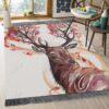 Deer 7 Rug Sport Decor Gift Floor Decor Living Room Carpet Rug Area Rug - c4b97d2ff3a5