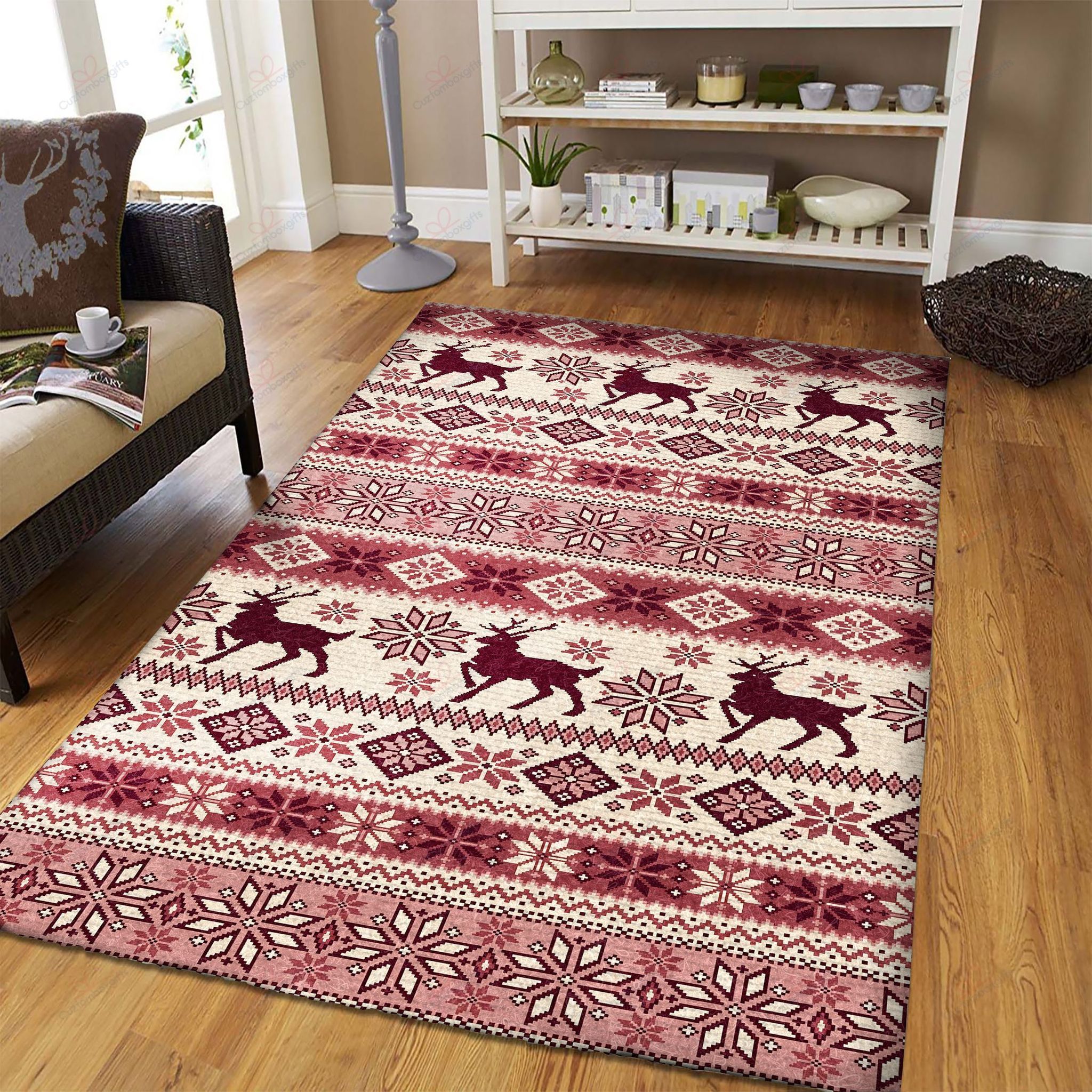 Deer American Native Pattern Rug Sport Decor Gift Floor Decor Living Room Carpet Rug Area Rug - 0c661a8e6ab4 Deer American Native Pattern Rug Sport Decor Gift Floor Decor Living Room Carpet Rug Area Rug - 0c661a8e6ab4