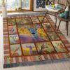 Deer And Autumn Rug Sport Decor Gift Floor Decor Living Room Carpet Rug Area Rug - 2f127976d257