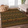 Deer And Bear Pattern Rug Sport Decor Gift Floor Decor Living Room Carpet Rug Area Rug - 2de3d2e256ca