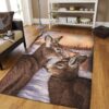 Deer And Fawn Rug Sport Decor Gift Floor Decor Living Room Carpet Rug Area Rug - 6cf26aa9e0f6