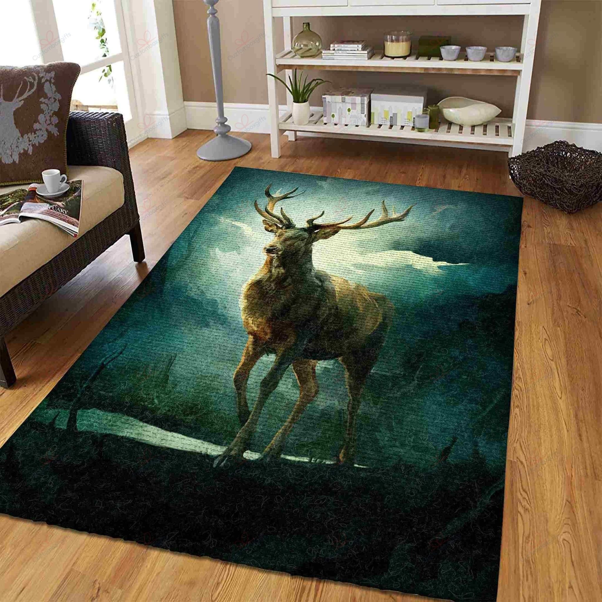Deer And The Sunset Rug Sport Decor Gift Floor Decor Living Room Carpet Rug Area Rug - 6e691ce0e56b Deer And The Sunset Rug Sport Decor Gift Floor Decor Living Room Carpet Rug Area Rug - 6e691ce0e56b