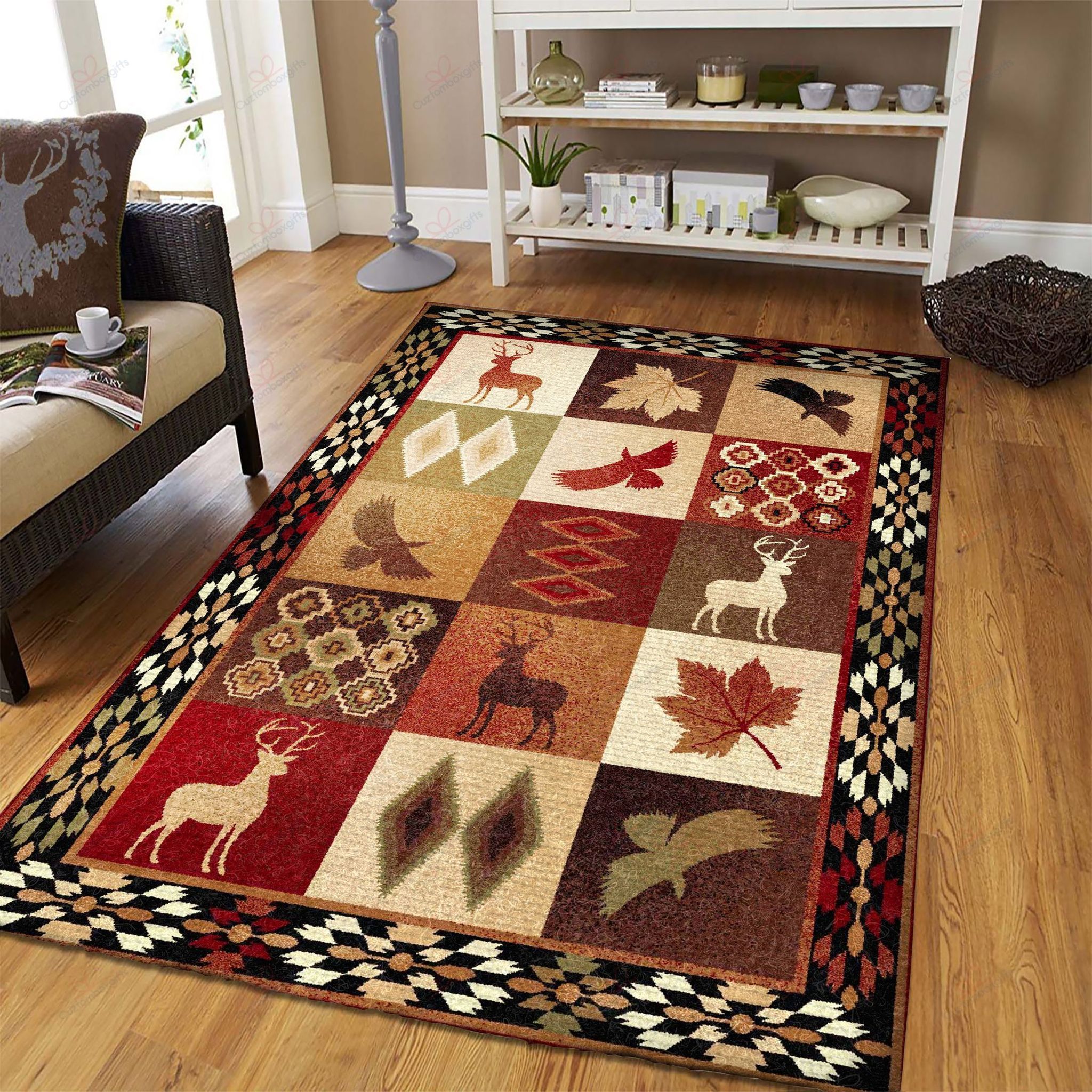 Deer Area Pattern Rug Sport Decor Gift Floor Decor Living Room Carpet Rug Area Rug - e68754008f52 Deer Area Pattern Rug Sport Decor Gift Floor Decor Living Room Carpet Rug Area Rug - e68754008f52