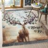 Deer Blessed Be Rug Sport Decor Gift Floor Decor Living Room Carpet Rug Area Rug - 6c00eaa02806