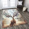 Deer Blessed Be Rug Sport Decor Gift Floor Decor Living Room Carpet Rug Area Rug - 2d699d851df4