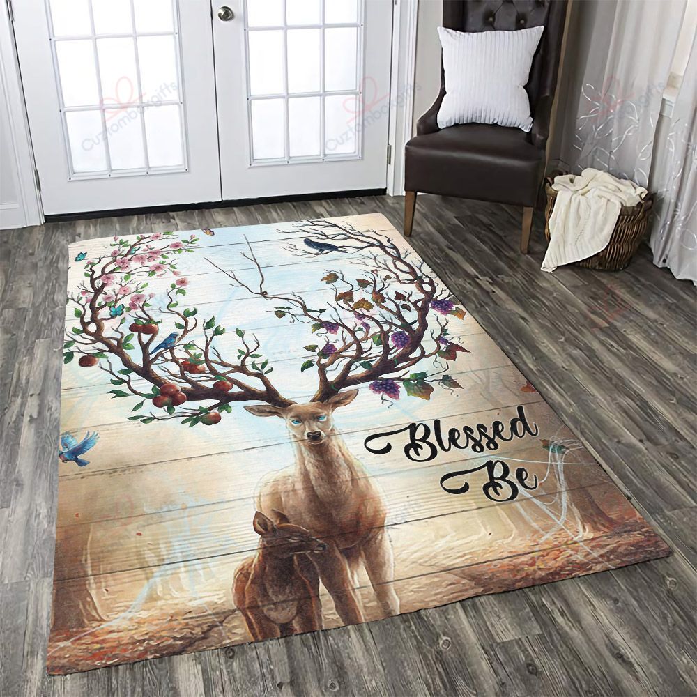 Deer Blessed Be Rug Sport Decor Gift Floor Decor Living Room Carpet Rug Area Rug - 2d699d851df4 Deer Blessed Be Rug Sport Decor Gift Floor Decor Living Room Carpet Rug Area Rug - 2d699d851df4