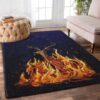 Deer Bonfire Rug Sport Decor Gift Floor Decor Living Room Carpet Rug Area Rug - d4181063d3b6