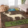 Deer Camp Rug Sport Decor Gift Floor Decor Living Room Carpet Rug Area Rug - 4b562743dd4a