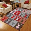 Deer Christmas Pattern Rug Sport Decor Gift Floor Decor Living Room Carpet Rug Area Rug - d7f15c33e05b