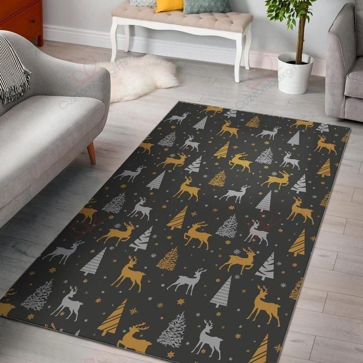 Deer Christmas Tree Rug Sport Decor Gift Floor Decor Living Room Carpet Rug Area Rug - 2a0a64225fbe Deer Christmas Tree Rug Sport Decor Gift Floor Decor Living Room Carpet Rug Area Rug - 2a0a64225fbe