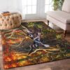 Deer Couple Rug Sport Decor Gift Floor Decor Living Room Carpet Rug Area Rug - b610b94afdc2
