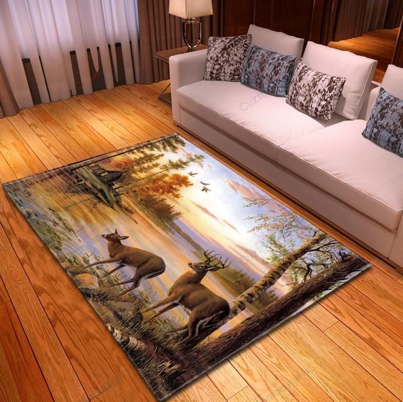Deer Couple Rug Sport Decor Gift Floor Decor Living Room Carpet Rug Area Rug - 5561b2c9c7fd Deer Couple Rug Sport Decor Gift Floor Decor Living Room Carpet Rug Area Rug - 5561b2c9c7fd