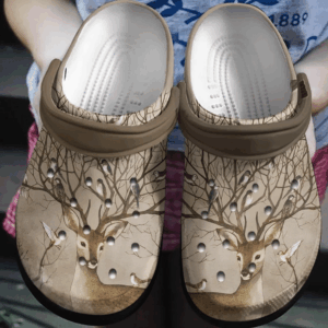 Deer Fawn In An Enchanting Forest Shoes Clog Crocs Clog Crocbland Clog Birthday Gift For Man Boy