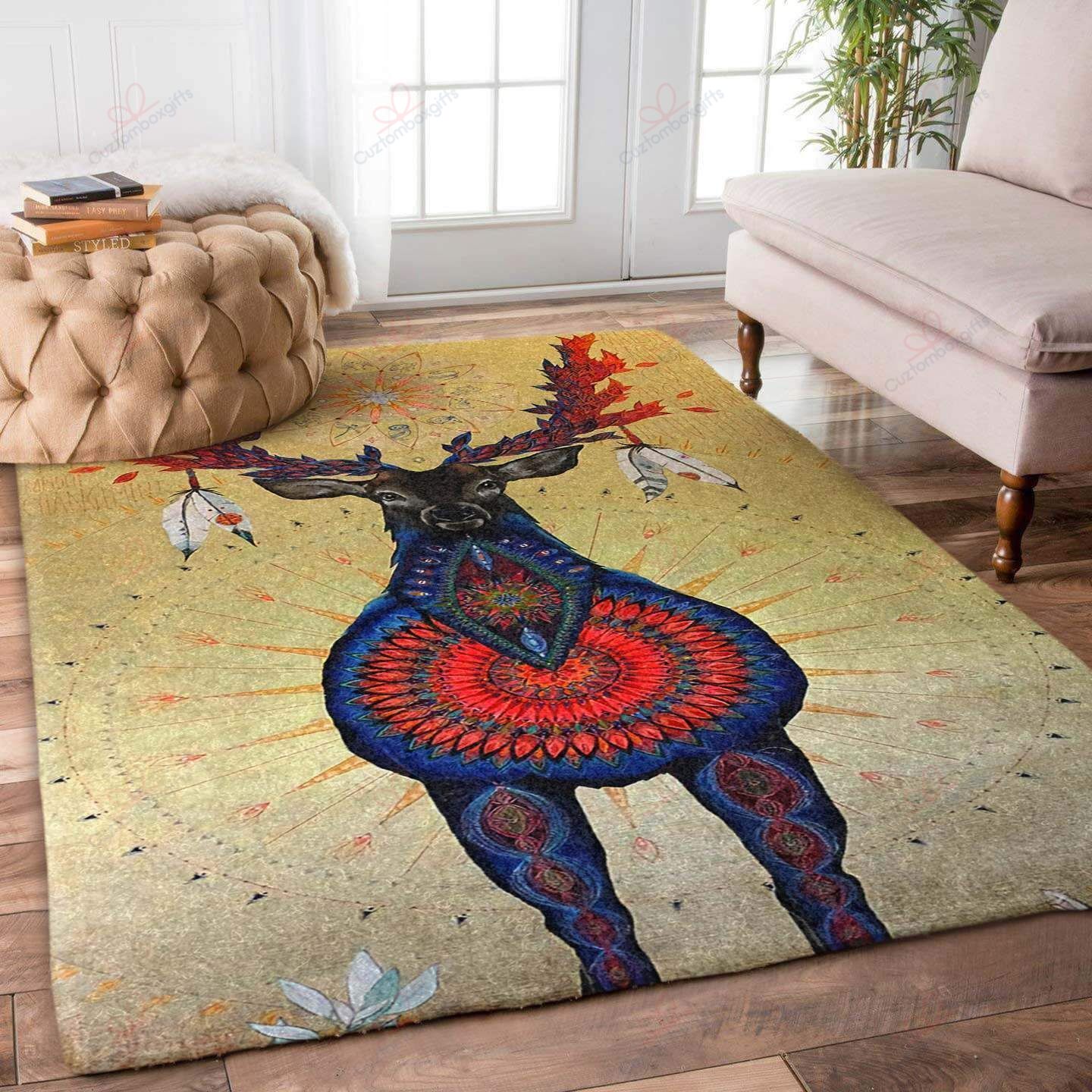 Deer Feather Rug Sport Decor Gift Floor Decor Living Room Carpet Rug Area Rug - 4315340c51bf Deer Feather Rug Sport Decor Gift Floor Decor Living Room Carpet Rug Area Rug - 4315340c51bf