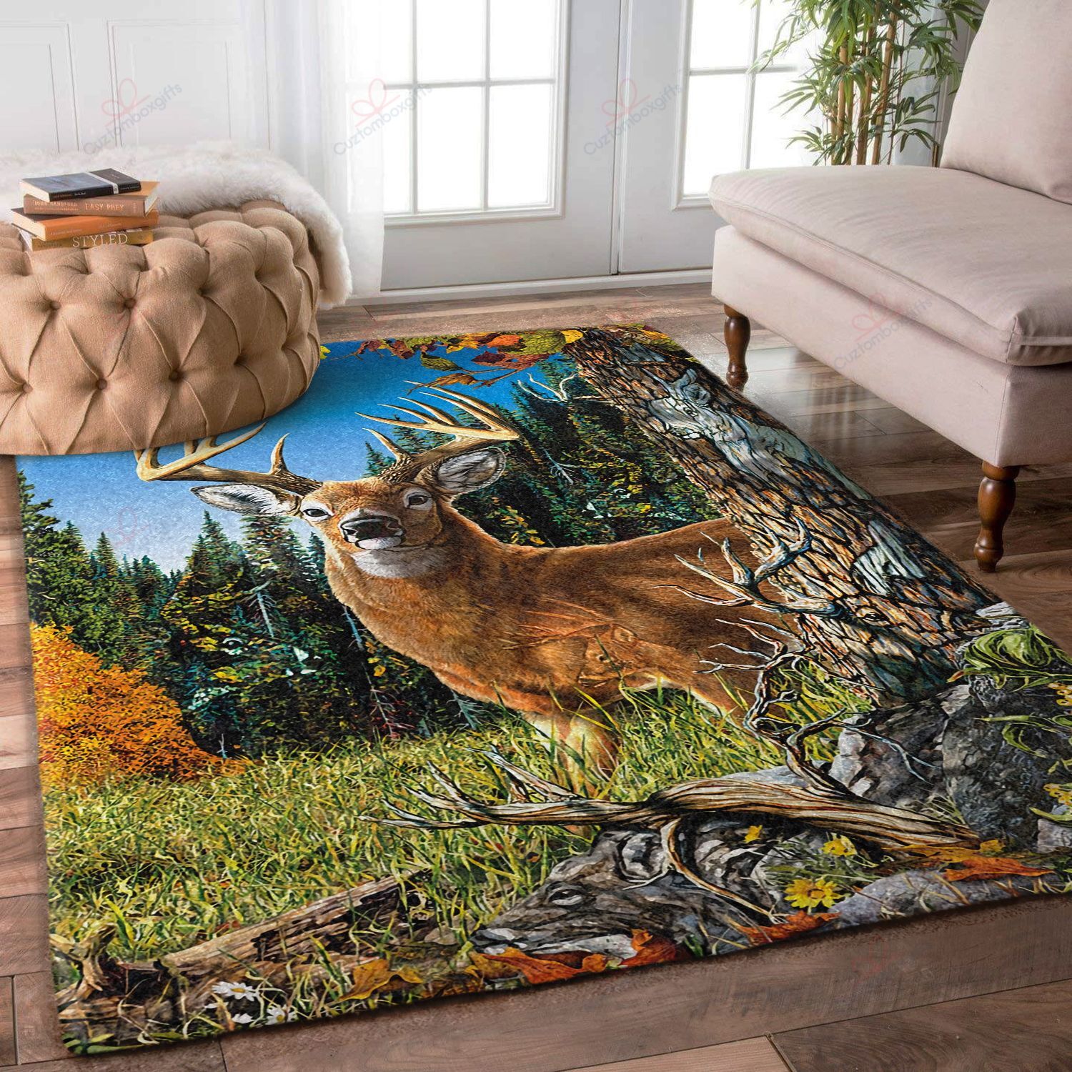 Deer Rug Sport Decor Gift Floor Decor Living Room Carpet Rug Area Rug - 451ccd89e063 Deer Rug Sport Decor Gift Floor Decor Living Room Carpet Rug Area Rug - 451ccd89e063