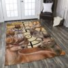 Deer Rug Sport Decor Gift Floor Decor Living Room Carpet Rug Area Rug - 3e9562292a04
