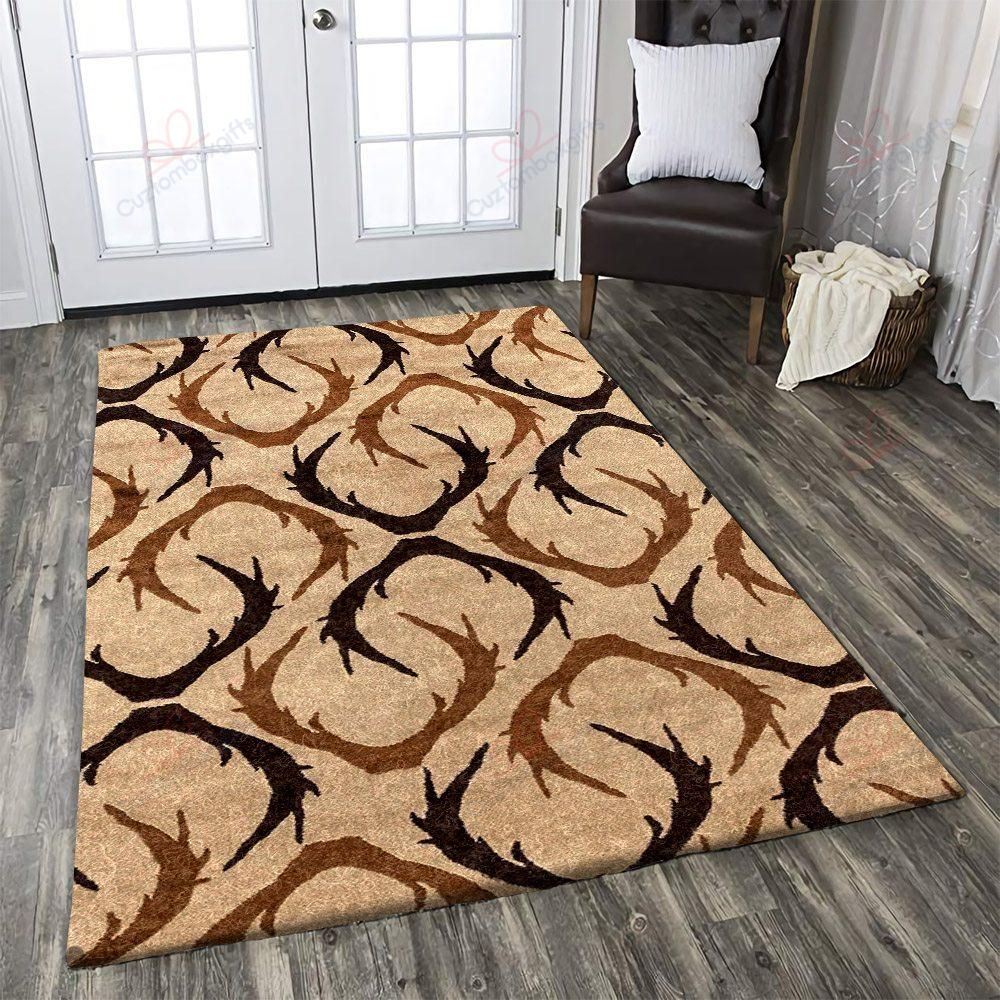 Deer Horn Pattern Rug Sport Decor Gift Floor Decor Living Room Carpet Rug Area Rug - 225e672c4400 Deer Horn Pattern Rug Sport Decor Gift Floor Decor Living Room Carpet Rug Area Rug - 225e672c4400
