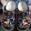 Deer Hunter America Flag Crocs Crocband Clog Comfortable For Mens Womens Classic Clog Water Shoes