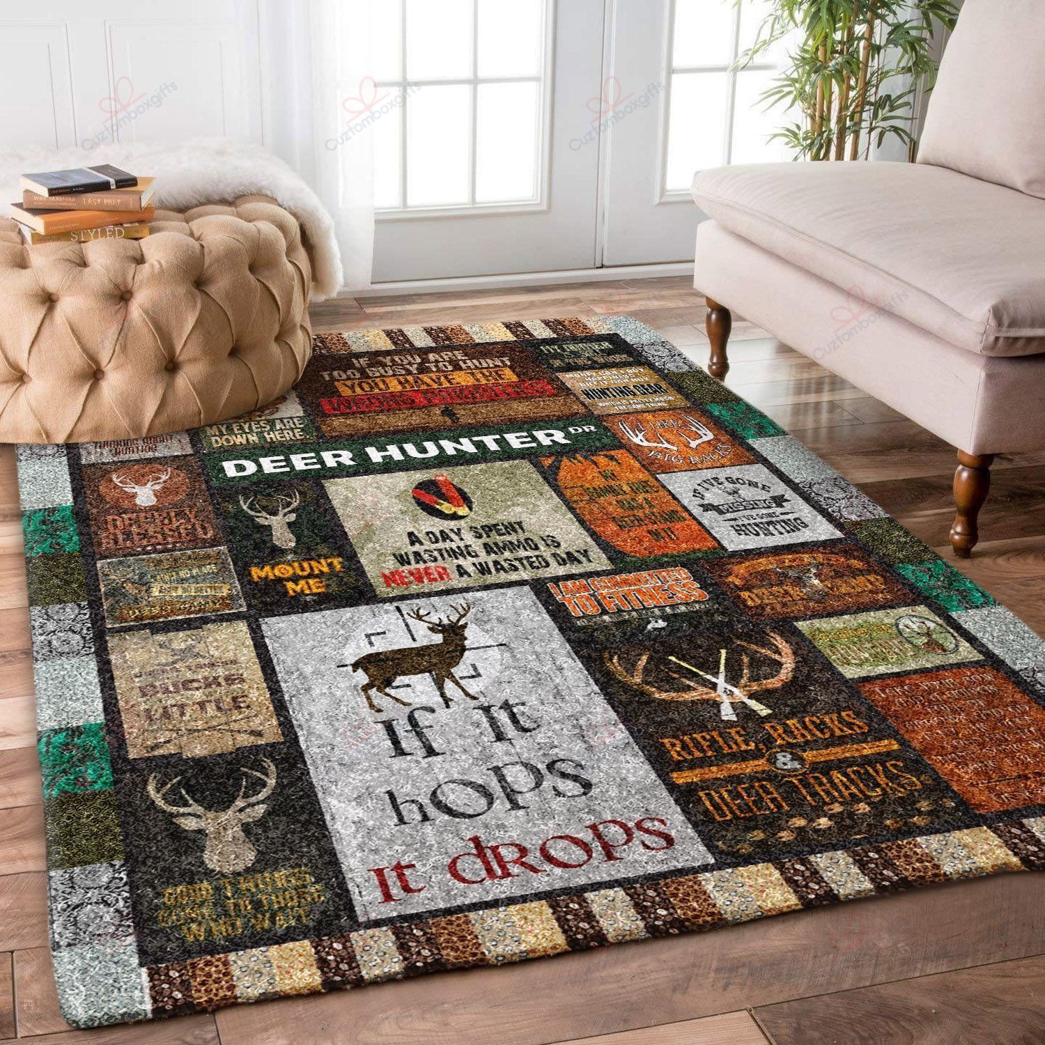 Deer Hunting 1 Rug Sport Decor Gift Floor Decor Living Room Carpet Rug Area Rug - eef058daf5a8 Deer Hunting 1 Rug Sport Decor Gift Floor Decor Living Room Carpet Rug Area Rug - eef058daf5a8