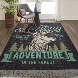 Deer Hunting 3 Rug Sport Decor Gift Floor Decor Living Room Carpet Rug Area Rug - afc024a26453