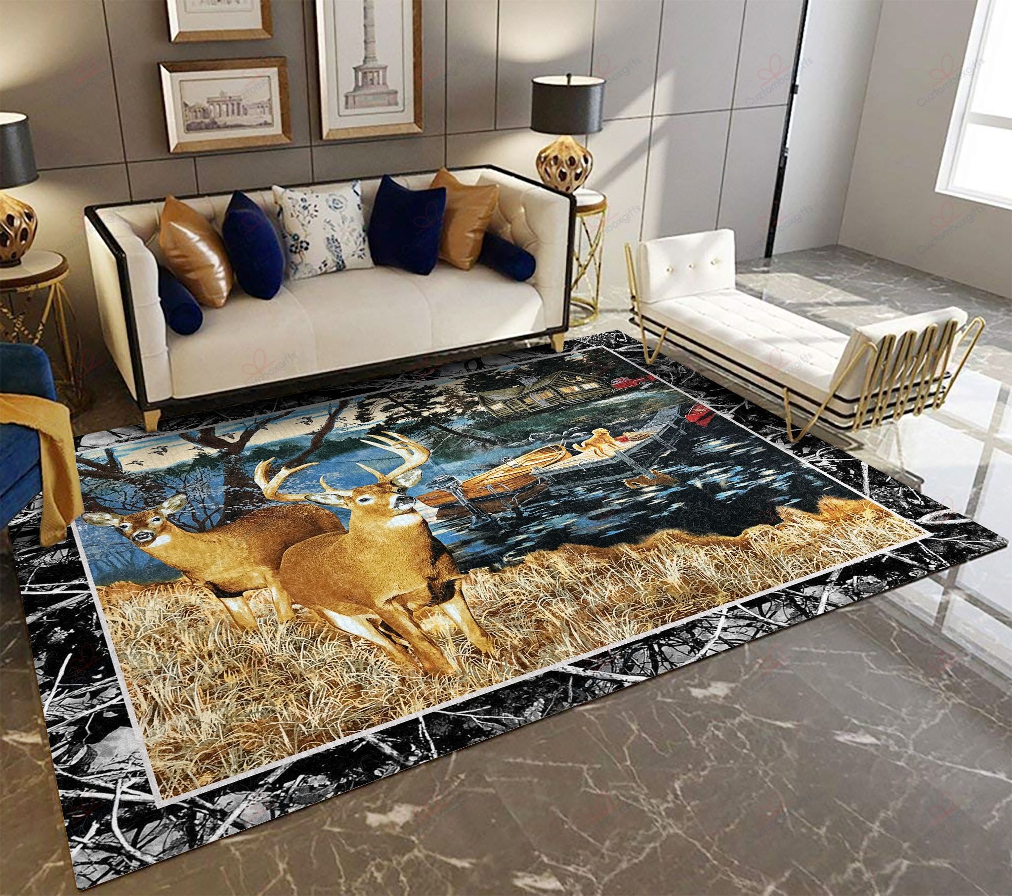 Deer Hunting Rug Sport Decor Gift Floor Decor Living Room Carpet Rug Area Rug - f7a8bbbe0e7a Deer Hunting Rug Sport Decor Gift Floor Decor Living Room Carpet Rug Area Rug - f7a8bbbe0e7a