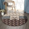 Deer Hunting Round Carpet Floor Rug Living Room Bedroom Decor Round Area Rug Carpet