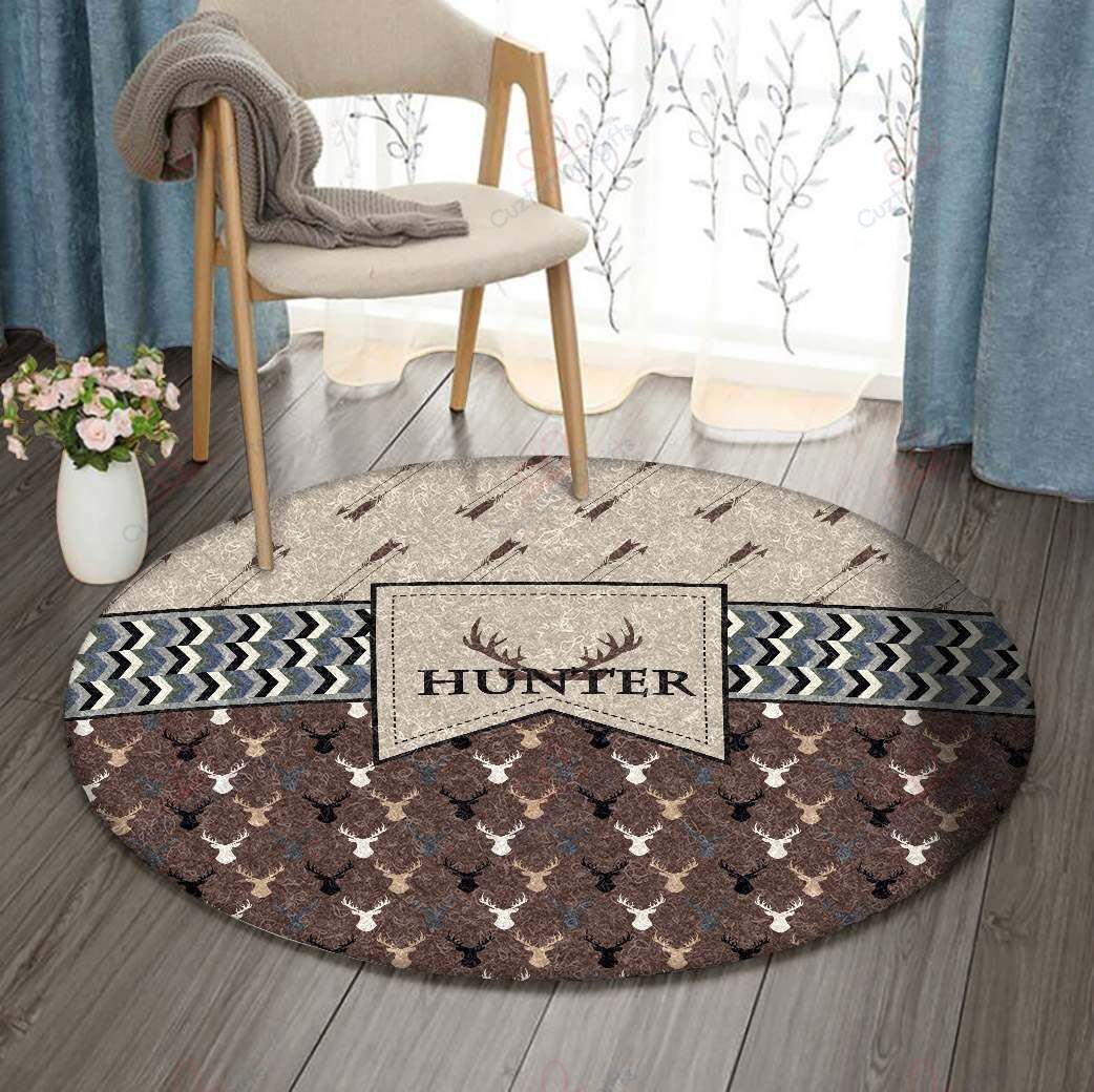 Deer Hunting Round Carpet Floor Rug Living Room Bedroom Decor Round Area Rug Carpet Deer Hunting Round Carpet Floor Rug Living Room Bedroom Decor Round Area Rug Carpet