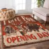 Deer Hunting Rug Sport Decor Gift Floor Decor Living Room Carpet Rug Area Rug - b80b390a17f4