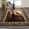 Deer Hunting Rug Sport Decor Gift Floor Decor Living Room Carpet Rug Area Rug - 11c9f4c9a974