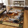 Deer Hunting Rug Sport Decor Gift Floor Decor Living Room Carpet Rug Area Rug - 6695a148b6d5
