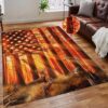 Deer Hunting Strong Men Rug Sport Decor Gift Floor Decor Living Room Carpet Rug Area Rug - 7e73edcb3919