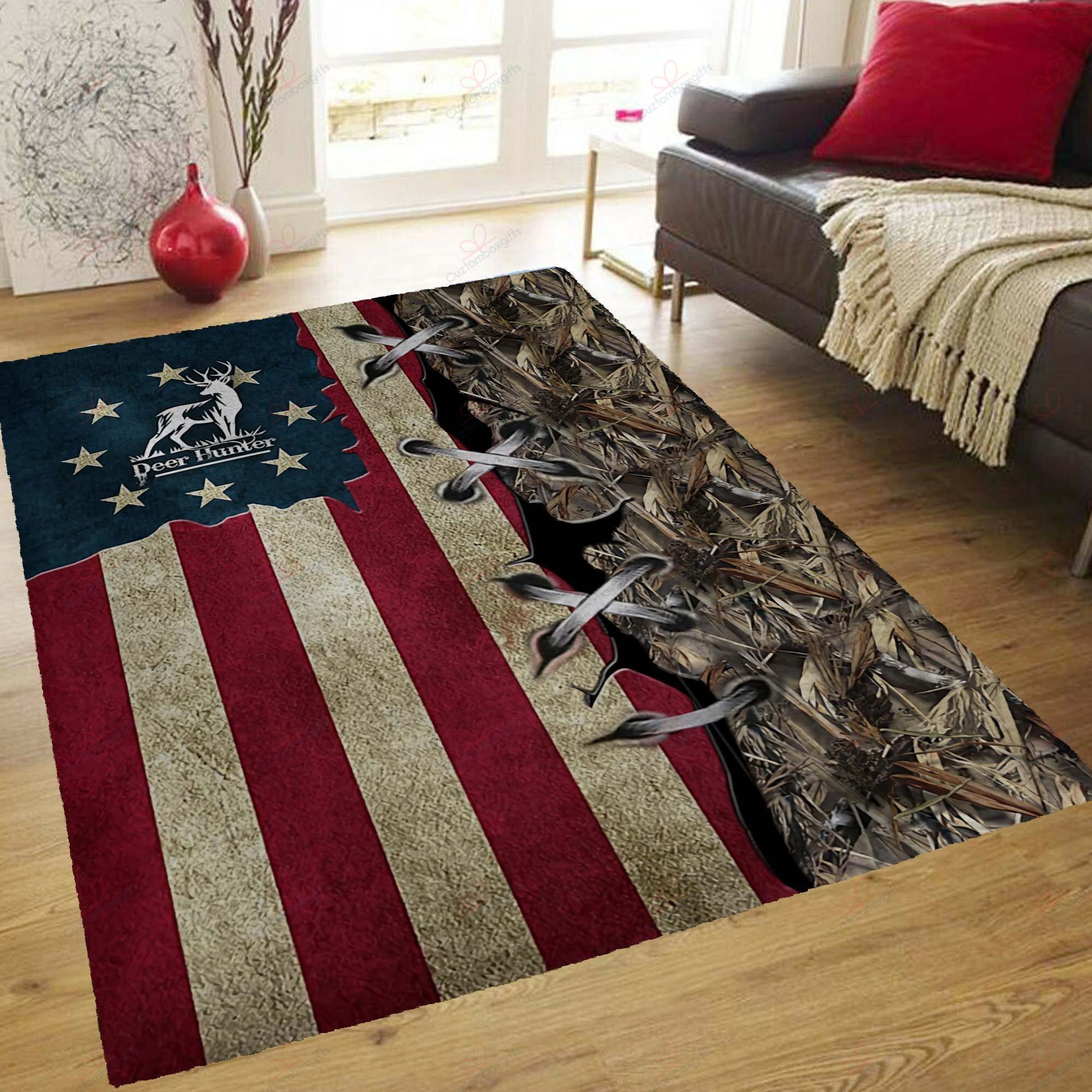 Deer Hunting Us For Rug Sport Decor Gift Floor Decor Living Room Carpet Rug Area Rug - e74610512c52 Deer Hunting Us For Rug Sport Decor Gift Floor Decor Living Room Carpet Rug Area Rug - e74610512c52