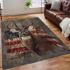 Deer Hunting Us Love Men Rug Sport Decor Gift Floor Decor Living Room Carpet Rug Area Rug - fe1357694c40