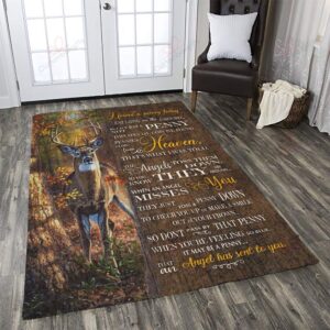 Deer I Found A Penny Today Rug Sport Decor Gift Floor Decor Living Room Carpet Rug Area Rug - 3ee1a470e156