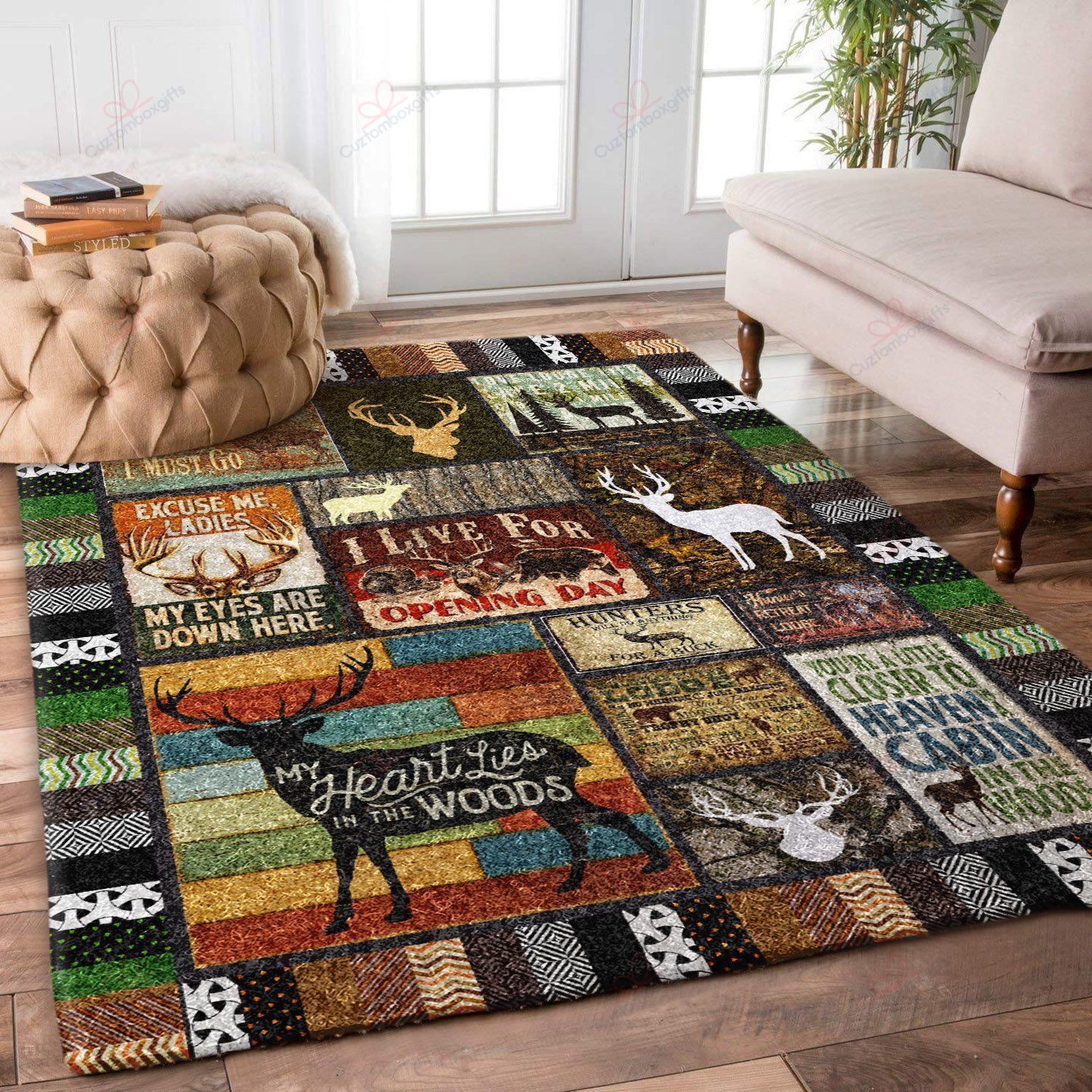 Deer I Live For Opening Day Rug Sport Decor Gift Floor Decor Living Room Carpet Rug Area Rug - 6f5f49bb513d Deer I Live For Opening Day Rug Sport Decor Gift Floor Decor Living Room Carpet Rug Area Rug - 6f5f49bb513d